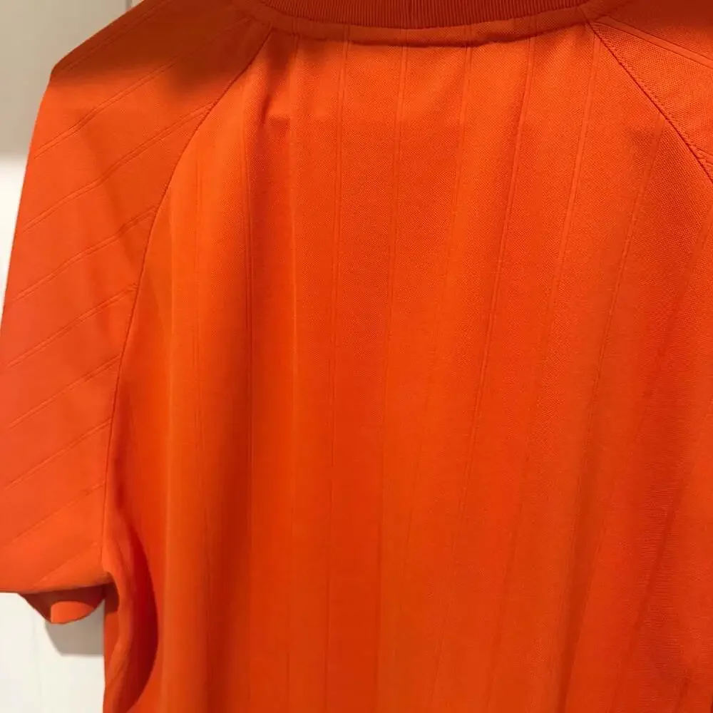 Vintage Nike Orange Striped Short Sleeve T-Shirt